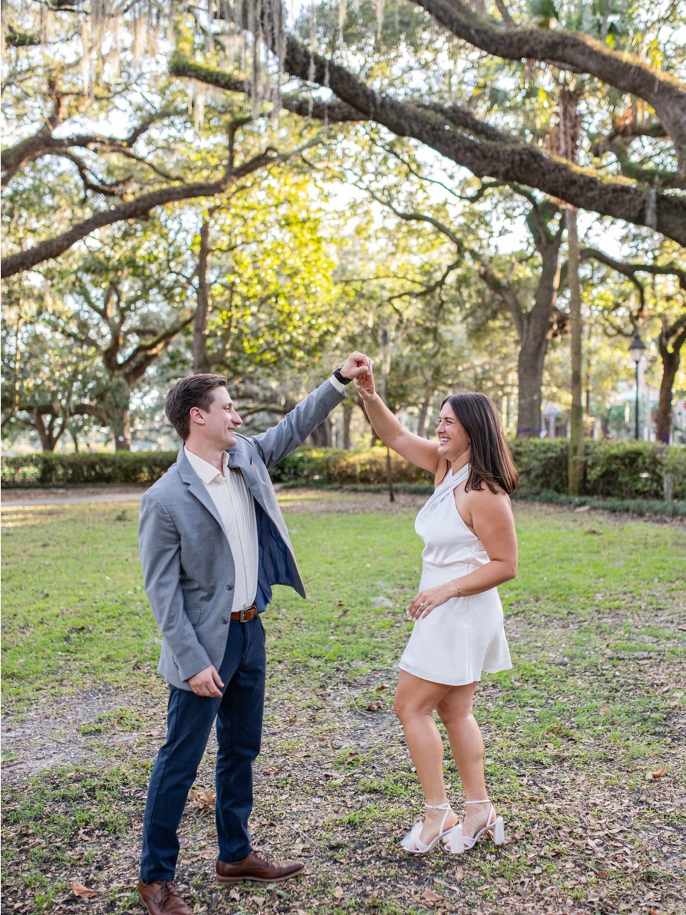 Anthropologie White Halter Mini Dress